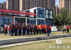 驻马店市举行水上交通运输防汛应急救援演练