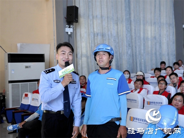 “美丽乡村行”河南省交通安全巡回宣讲活动走进新蔡县