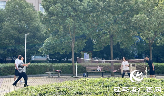 炎炎夏日 市民掀起晨练热潮