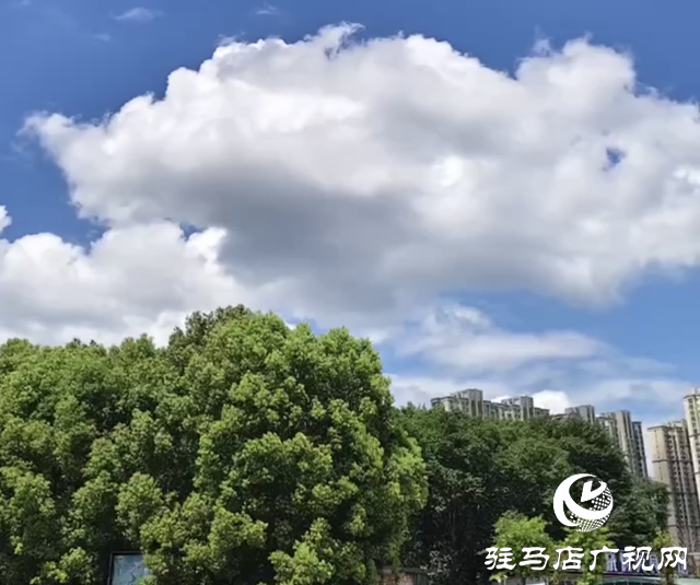 蓝天白云下的驻马店