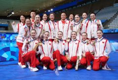 绽放！圆梦！中国花游首夺奥运金牌