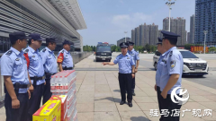 驻马店市公安局示范区分局慰问一线民辅警