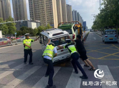 驻马店市城乡一体化示范区交警大队：开展交通秩序整治 维护高铁站“窗口形象”