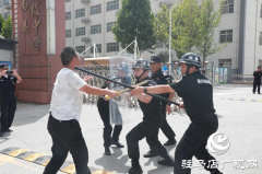 汝南县公安局开展最小应急单元处突演练