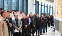 平舆县举行欢度重阳节第二届老年书画作品展
