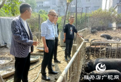 河南牧业经济学院调研组到新蔡县调研