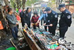 泌阳县：多部门联合整治管制刀具 共护未成年人健康成长