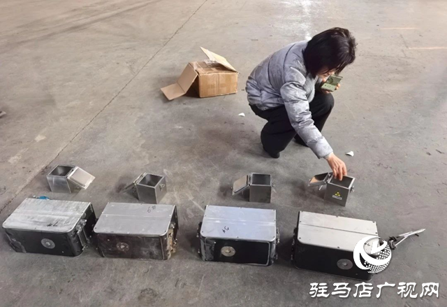 驻马店市安全送贮4枚放射源