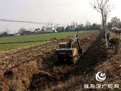 确山县双河镇：清沟通渠正当时
