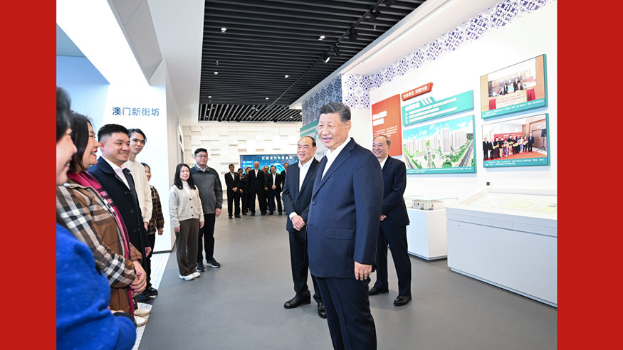 习近平考察澳门科技大学