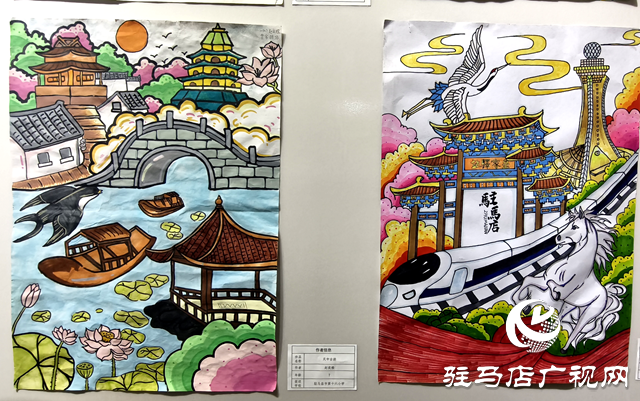 “亲子悦读艺术共创·出彩天中我来绘”少儿绘画展在驻马店市文化馆开展