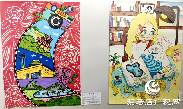 “亲子悦读艺术共创·出彩天中我来绘”少儿绘画展在驻马店市文化馆开展