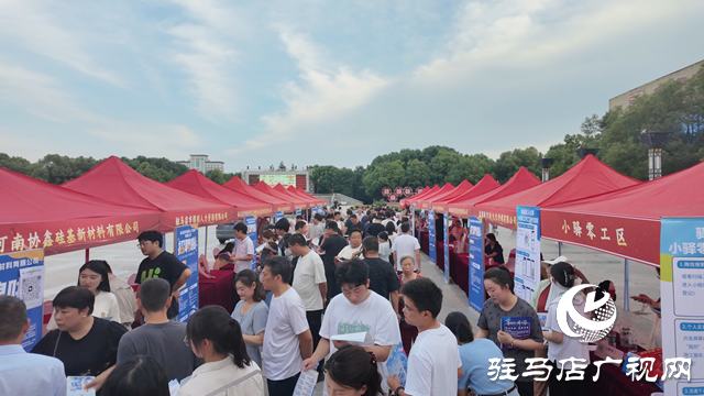 第六届“百日千万招聘专项行动”驿城区专场成功举办