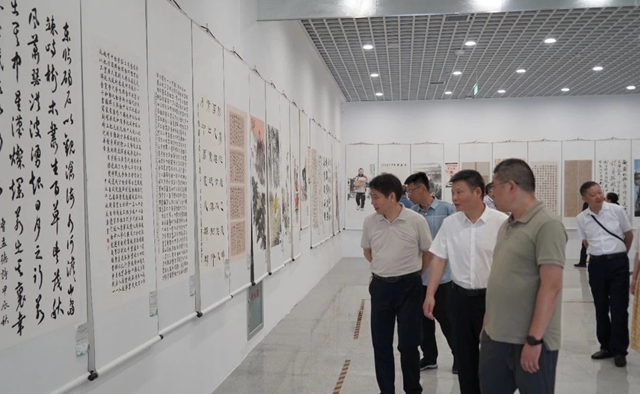驻马店市域工人文化宫联盟书画巡展正阳站启动仪式举行