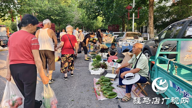 秤杆扬起的人间烟火 驻马店滨河路大集诠释滚烫生活气息