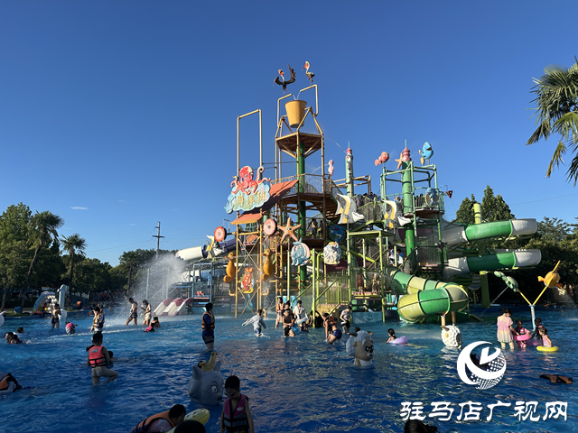 高温催热“凉经济” 水上乐园人气旺