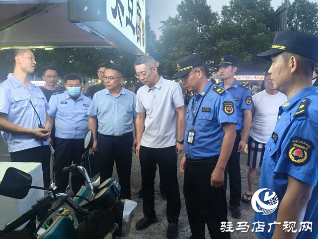驻马店经济开发区多部门联合突击检查小吃摊燃气安全