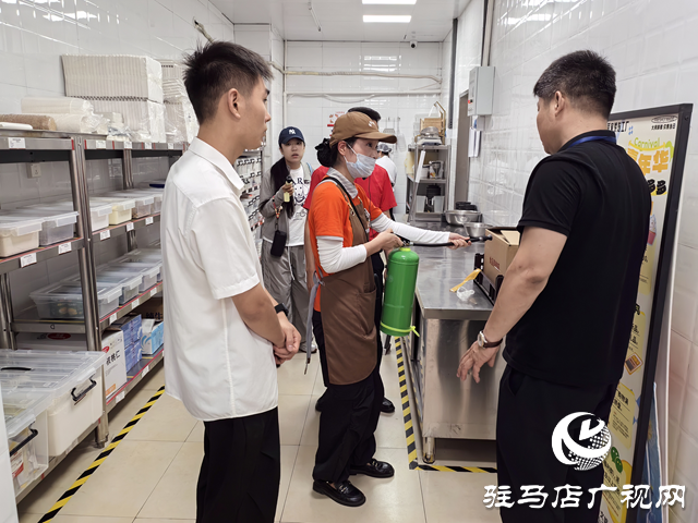 驻马店经济开发区金河办事处开展对辖区重点场所消防安全大检查
