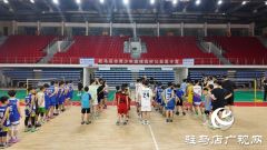 驻马店市体育公益培训系列活动之青少年篮球选材公益夏令营今日开营