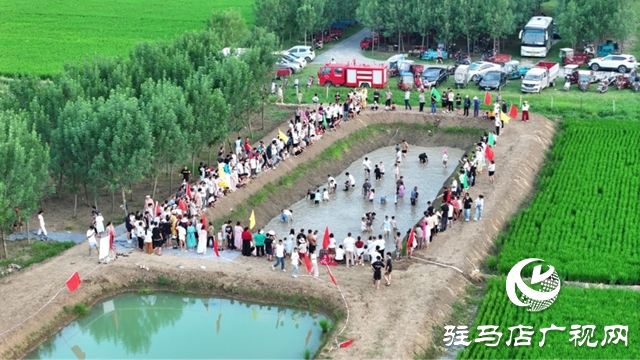 2025年河南省万村千乡农民篮球赛驻马店赛区暨社区运动会确山留庄稻田公园站活力开幕