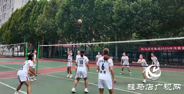 驻马店市女子排球队全力备战2025年河南省女排城市联赛
