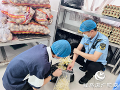 驻马店市城乡一体化示范区市场监管分局开展校园及周边食品安全专项抽检
