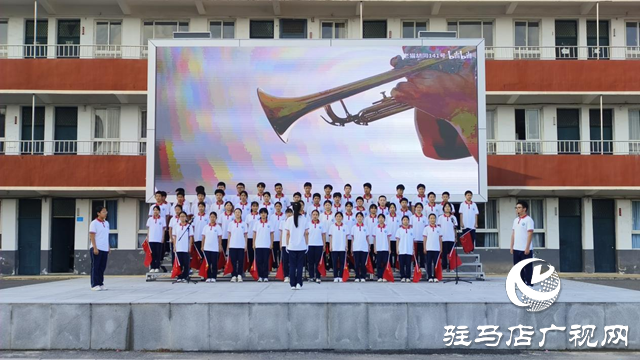 驻马店十中学子真挚寄语告白伟大祖国