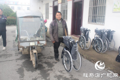 驿城区诸市镇：轮椅传递温暖 服务惠及民生