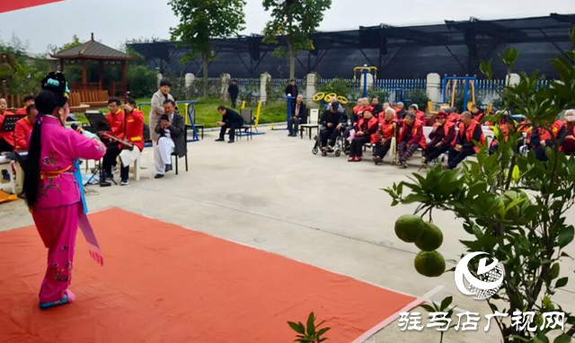 泌阳县：曲剧专场送温情 敬老爱老暖人心