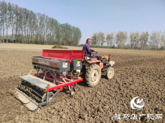 正阳县：抢抓农时播种小麦