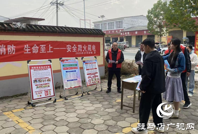 驿城区沙河店镇:消防宣传进万家 安全知识守护你我他