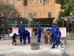天中救援队联合多单位开展消防安全宣传活动