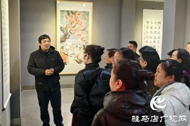 驻马店:元旦书画展启幕 百幅精品绘就天中风物