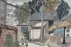 笔墨绘乡愁 画卷映振兴 &mdash;&mdash; 程钢《嵖岈小镇印象》新年亮相