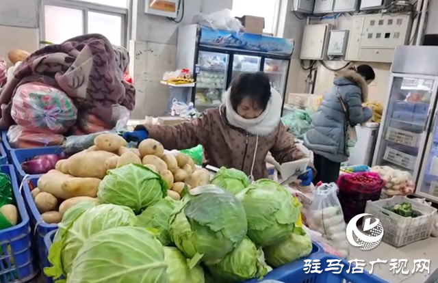 驻马店:寒潮下“菜篮子”货足价稳