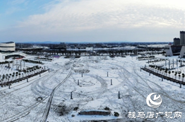【大美天中】鸟瞰雪后泌阳:银装素裹映天光 小城美卷入画来