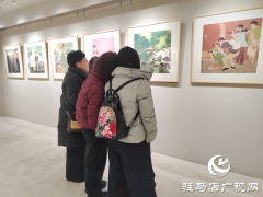 新春艺术盛宴！驿城区美术精品展亮相驿上艺术空间
