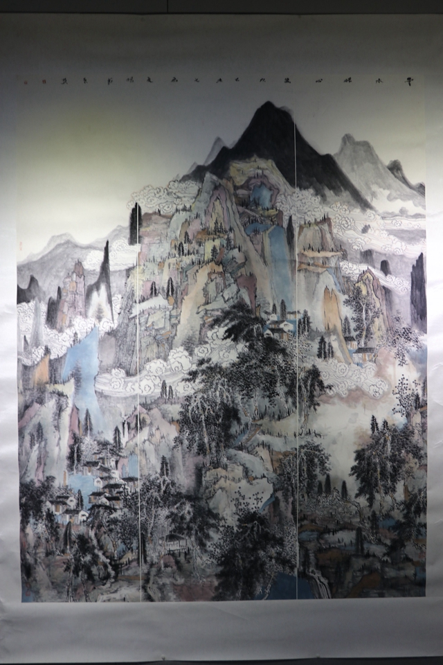 杨树玉书画艺术作品展在市文化馆开展