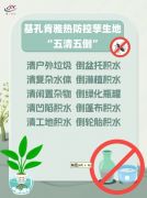 科学与健康丨清积水，灭蚊虫！基孔肯雅热这样防