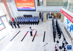 中国第十一支赴联合国南苏丹任务区维和警队出征