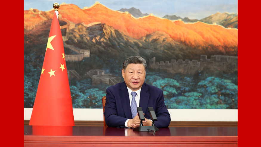 习近平：完整准确全面贯彻新时代党的治疆方略 努力建设团结和谐、繁荣富裕、文明进步、安居乐业、生态良好的社会主义现代化新疆